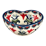 Bowl, Heart-Shaped, 4" in "Scandinavian Scarlet" by Manufaktura | M187U-P295