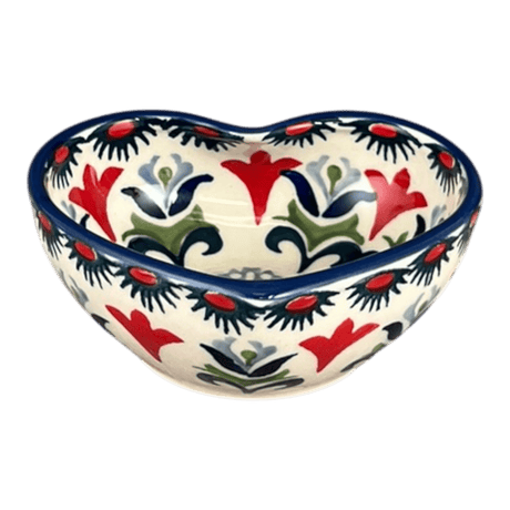 Bowl, Heart-Shaped, 4" in "Scandinavian Scarlet" by Manufaktura | M187U-P295