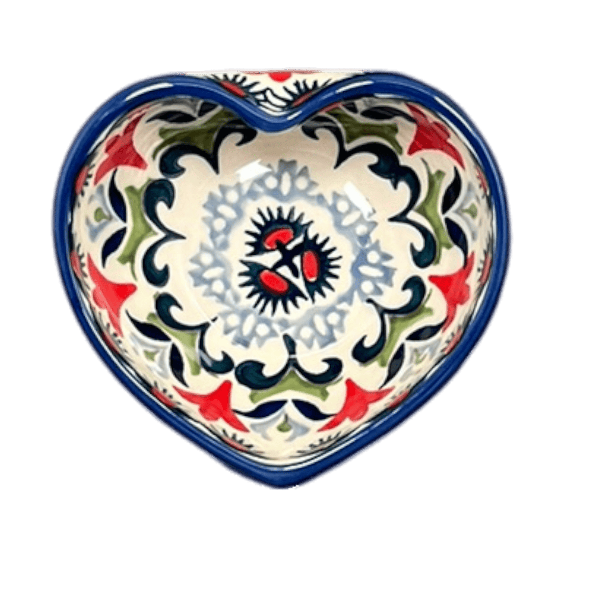 Bowl, Heart-Shaped, 4" in "Scandinavian Scarlet" by Manufaktura | M187U-P295