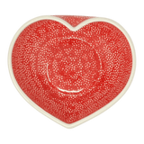Bowl, Heart-Shaped, Large, 6.75" x 7" in "Red Sky at Night" by Manufaktura | M189T-WCZE