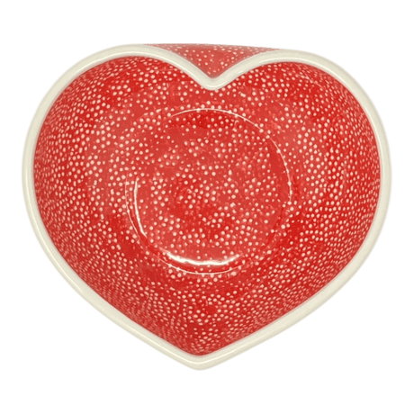 Bowl, Heart-Shaped, Large, 6.75" x 7" in "Red Sky at Night" by Manufaktura | M189T-WCZE