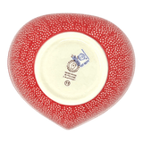 Bowl, Heart-Shaped, Large, 6.75" x 7" in "Red Sky at Night" by Manufaktura | M189T-WCZE