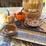 Platter, Rectangular, Long, 19.5" x 6.75" in "Poppy Garden" by Manufaktura | P204T-EJ01