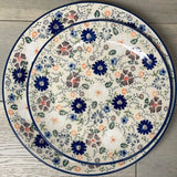 Plate, Round, Salad, 8.5" in "Scattered Petals" by Manufaktura | T134S-EO35