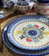 Plate, Round, Salad, 8.5" in "Summer Blossoms" by Manufaktura | T134T-P232