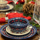 Plate, Round, Dinner, 10" in "Crimson Twilight" by Manufaktura | T132S-WK63