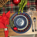 Plate, Round, Dinner, 10" in "Crimson Twilight" by Manufaktura | T132S-WK63