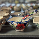 Mortar & Pestle Set in "Scattered Ferns" by Manufaktura | M0689S-GZ39