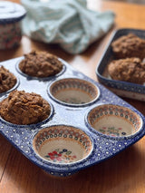 Muffin Pan, 8.5" x 12.5" in "Ruby Duet" by Manufaktura | F093S-DPLC