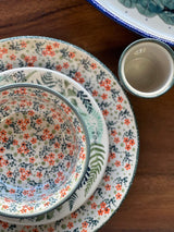 Bowl, Round, 6" in "Peach Blossoms" by Manufaktura | M089S-AS46