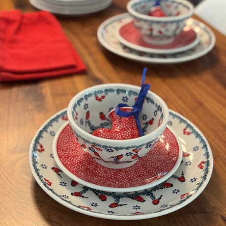 Ornament, Christmas Boot, 2.25" in "Red Sky at Night" by Manufaktura | K017T-WCZE