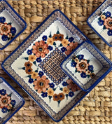 Baker, Square, 3.5" in "Peacock" by Manufaktura | P150T-54