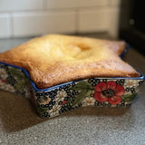 Baker, Star-Shaped, 10" in "Poppies & Posies" by Manufaktura | M045S-IM02