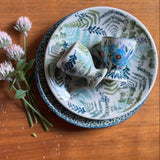 Egg Cup, 2.5" in "Blue Canopy" by Manufaktura | J050U-IS04