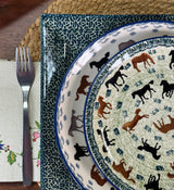 Plate, Round, Salad, 8.5" in "On the Range" by Manufaktura | T134U-INK2