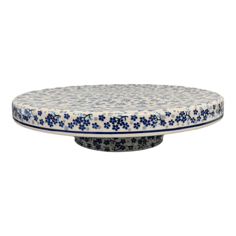 Platter, Round, Chip & Dip, 12.75" in "Scattered Blues" by Manufaktura | N007S-AS45