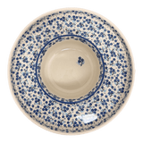 Platter, Round, Chip & Dip, 12.75" in "Scattered Blues" by Manufaktura | N007S-AS45