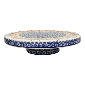 Polish Pottery Chip and Dip Platter (Sun-Kissed Garden) | N007S-GM15 Additional Image at PolishPotteryOutlet.com
