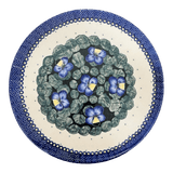 Platter, Round, Chip & Dip, 12.75" in "Pansies" by Manufaktura | N007S-JZB