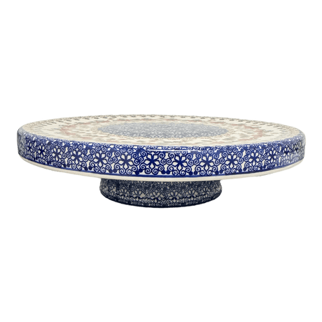 Platter, Round, Chip & Dip, 12.75" in "Mediterranean Blossoms" by Manufaktura | N007S-P274