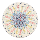 Platter, Round, Chip & Dip, 12.75" in "Butterfly Bounty" by Manufaktura | N007S-WK76