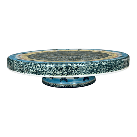 Platter, Round, Chip & Dip, 12.75" in "Butterflies in Flight" by Manufaktura | N007S-WKM