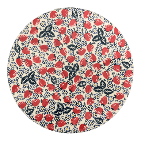 Platter, Round, Chip & Dip, 12.75" in "Strawberry Fields" by Manufaktura | N007U-AS59