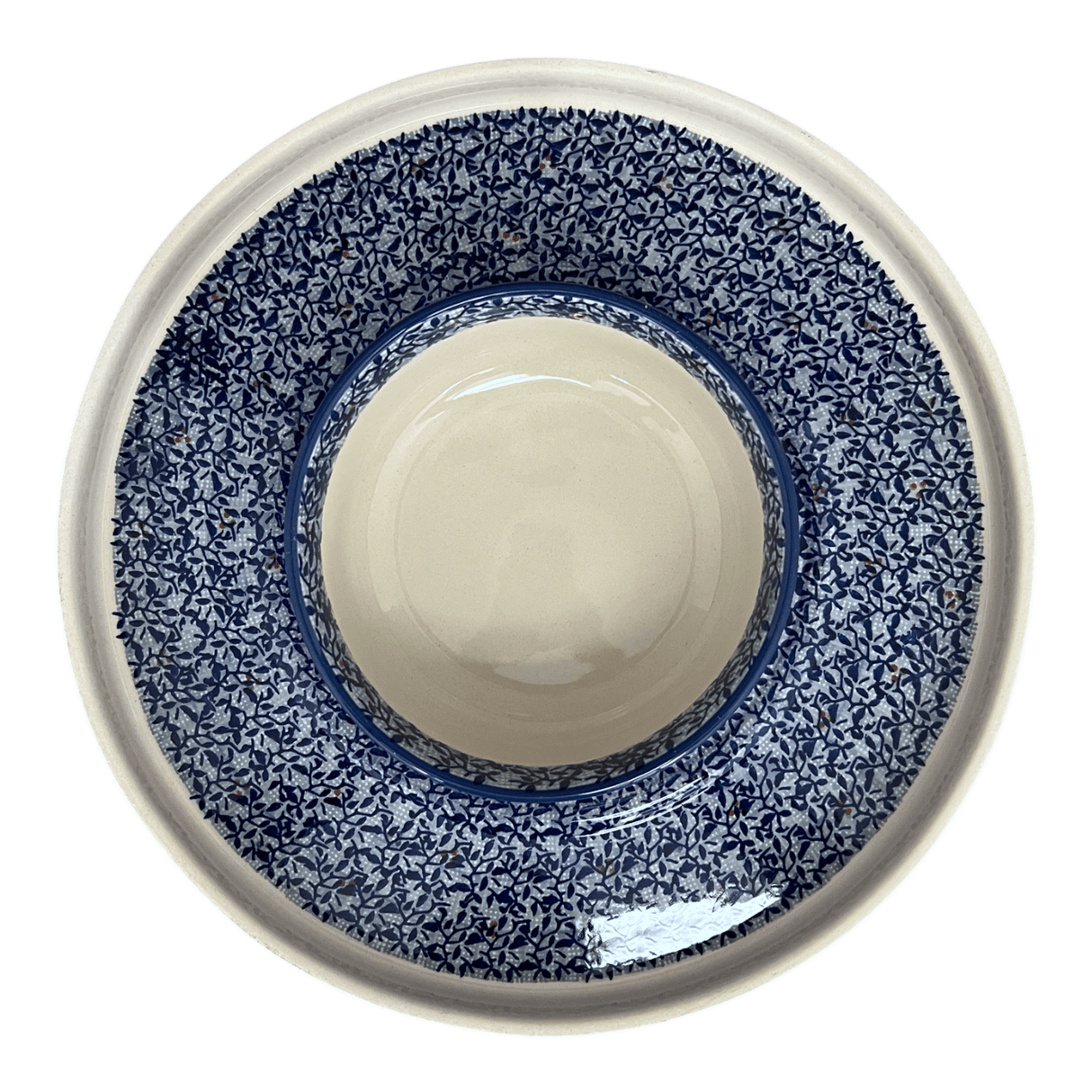 Platter, Round, Chip & Dip, 12.75" in "Twilight Berries" by Manufaktura | N007U-GP14