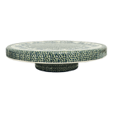 Platter, Round, Chip & Dip, 12.75" in "Bouncing Blue Blossoms" by Manufaktura | N007U-IM03