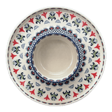 Platter, Round, Chip & Dip, 12.75" in "Scandinavian Scarlet" by Manufaktura | N007U-P295