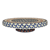 Platter, Round, Chip & Dip, 12.75" in "Ring Around the Rosie" by Manufaktura | N007U-P321