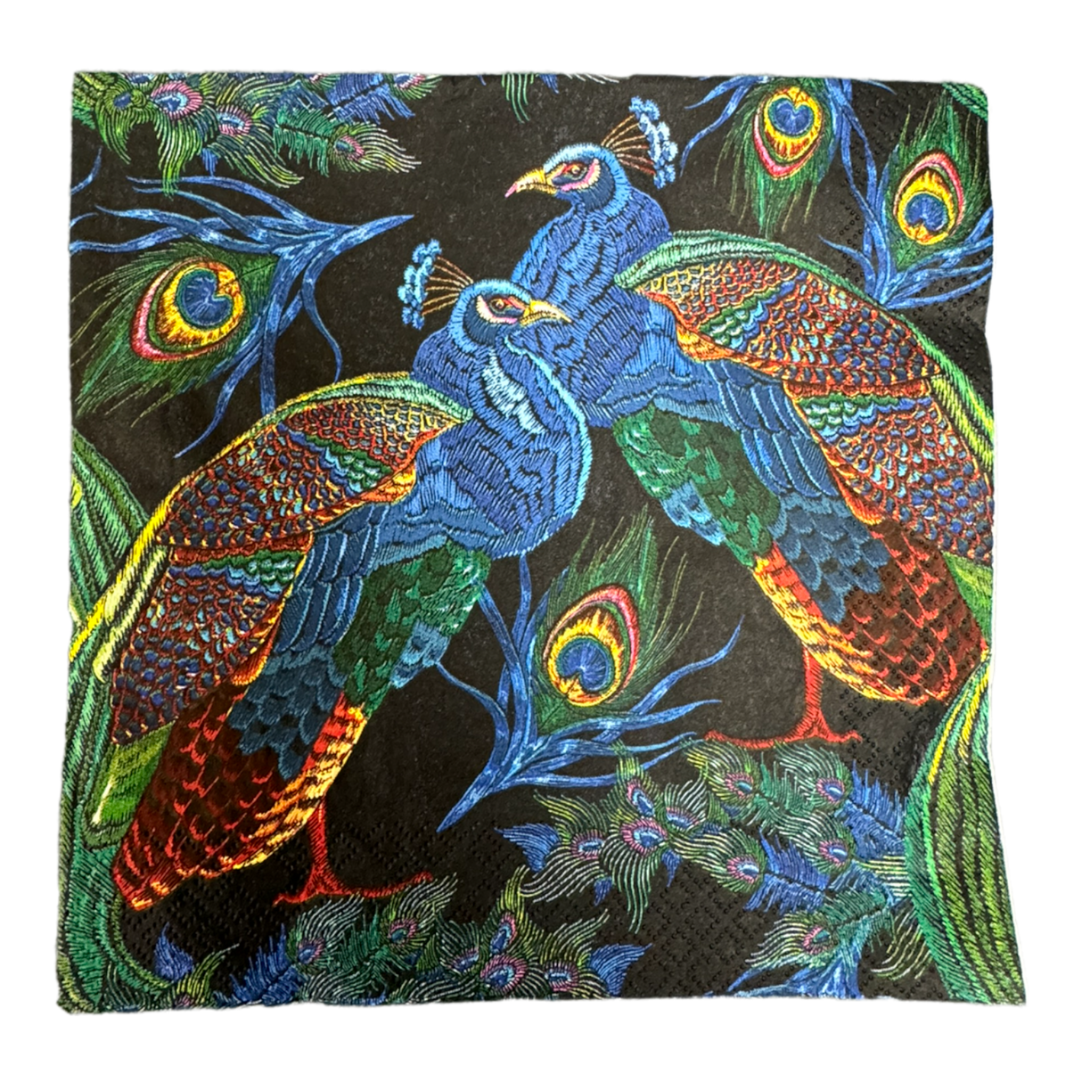 Dinner Napkins in "Peacock Bird" by MAKI | NAPKIN-PB