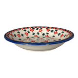 Bowl, Round, Pasta, 9" in "Red Lattice" by Andy | NDA112-20