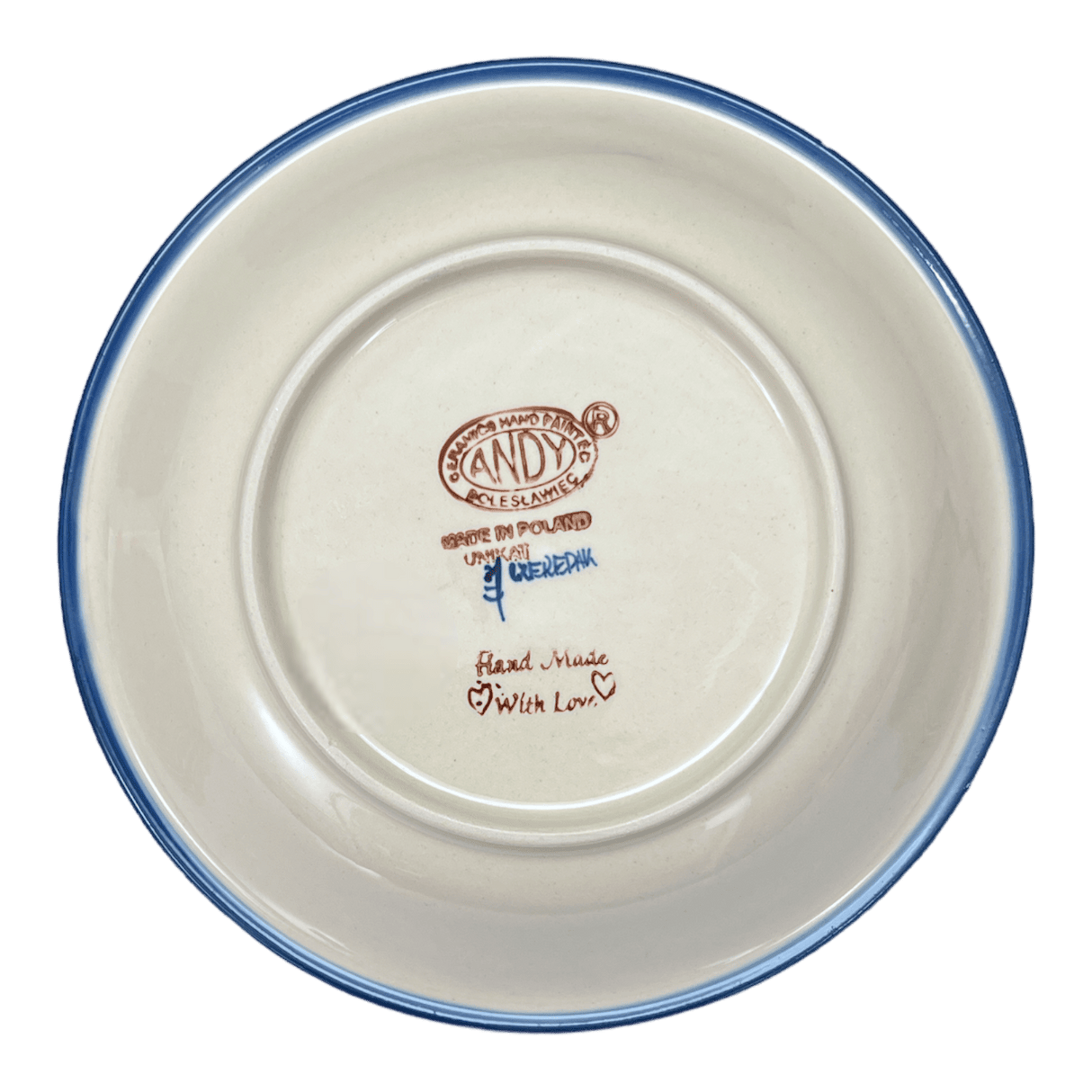 Bowl, Round, Pasta, 9" in "Garden Breeze" by Andy | NDA112-A48