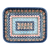 Baker, Rectangular, 8" x 10" in "Zany Zinnia" by Andy | NDA125-35