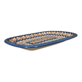 Tray, Serving, 8" x 11" in "Zany Zinnia" by Andy | NDA154-35