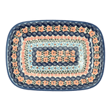 Tray, Serving, 8" x 11" in "Zany Zinnia" by Andy | NDA154-35