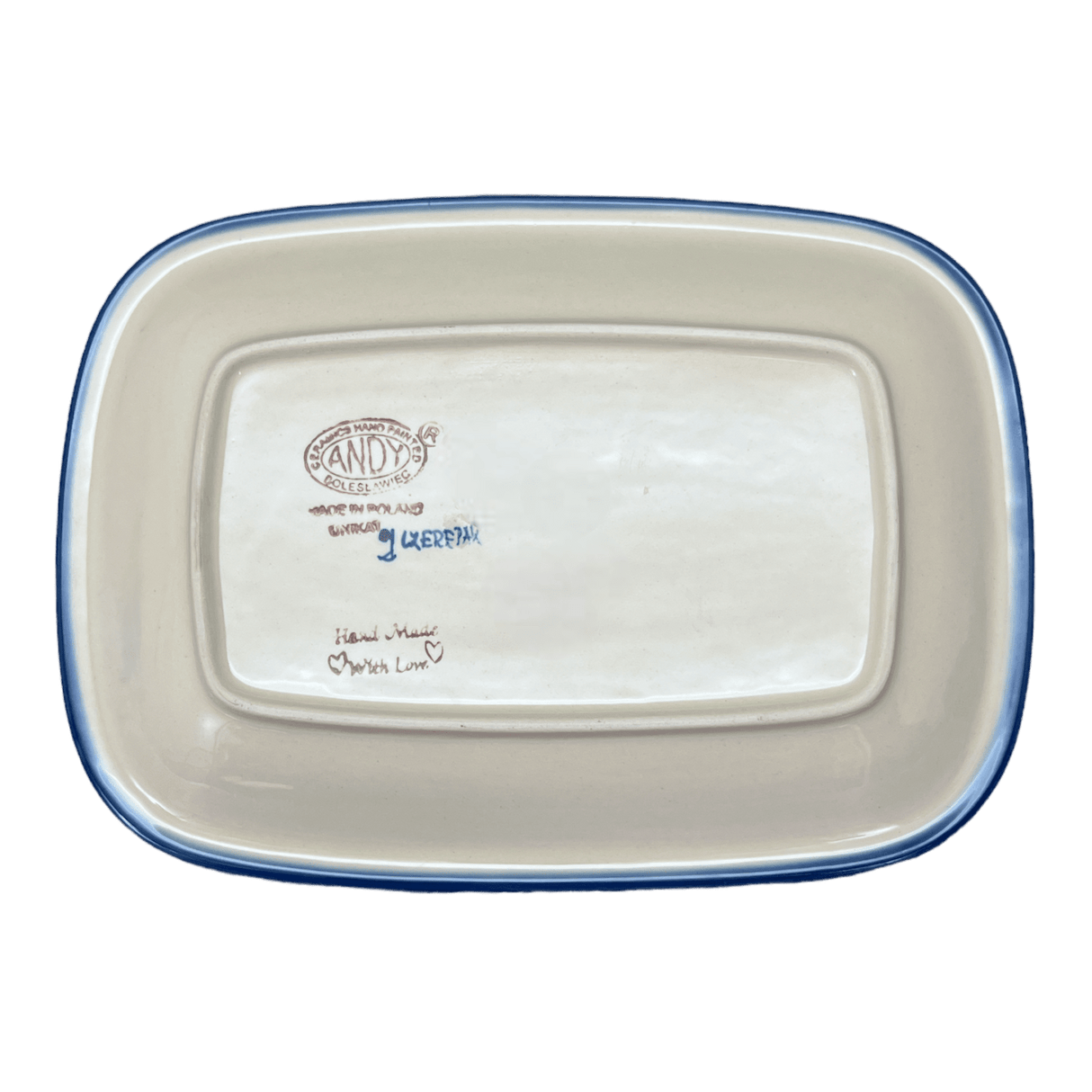 Tray, Serving, 8" x 11" in "Garden Breeze" by Andy | NDA154-A48