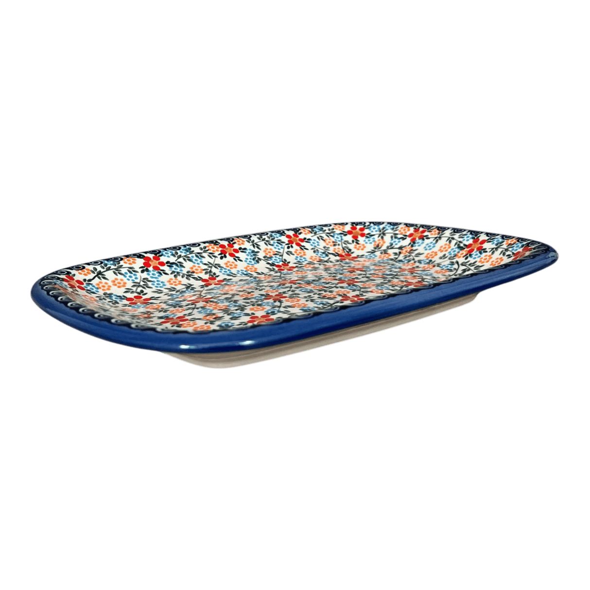 Tray, Serving, 8" x 11" in "Meadow in Bloom" by Andy | NDA154-A54