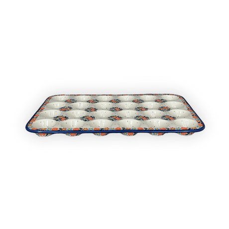 Muffin Pan, 24 Cup Mini, 17" x 11.25" in "Bright Bouquet" by Andy | NDA168-A55