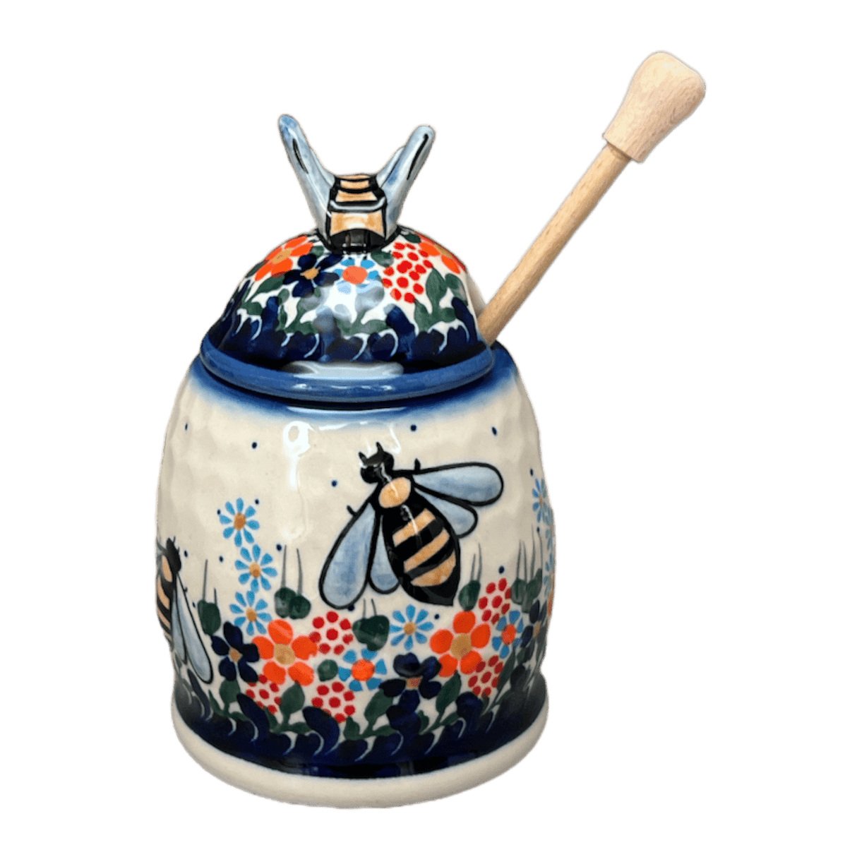 Jar, Honey, 5" in "Fall Wildflowers" by Andy | NDA18-23