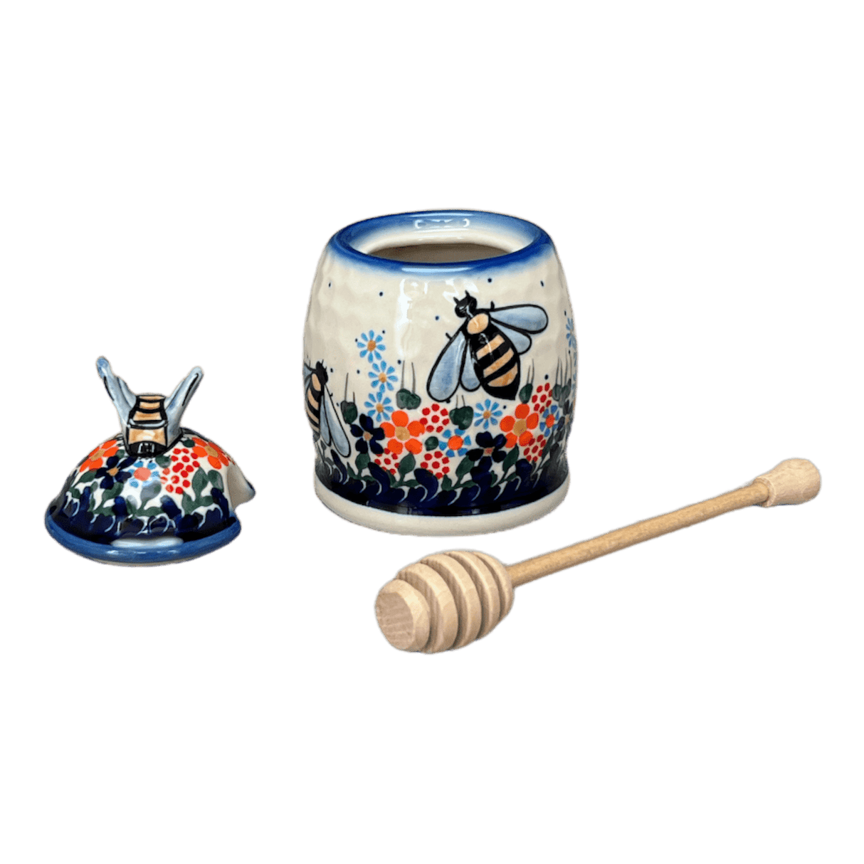 Jar, Honey, 5" in "Fall Wildflowers" by Andy | NDA18-23