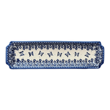 Tray, Rectangular, 16" x 4.5" in "Butterfly Blues" by Andy | NDA203-17