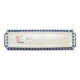 Tray, Rectangular, 16" x 4.5" in "Butterfly Blues" by Andy | NDA203-17