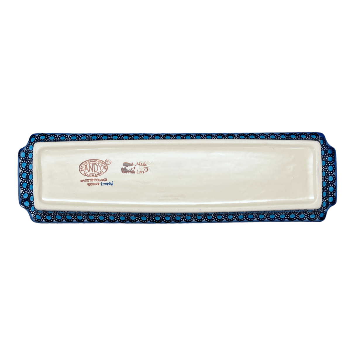 Tray, Rectangular, 16" x 4.5" in "Polish Bouquet" by Andy | NDA203-82