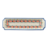 Tray, Rectangular, 16" x 4.5" in "Bright Bouquet" by Andy | NDA203-A55