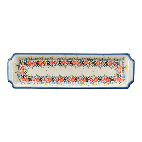 Tray, Rectangular, 16" x 4.5" in "Bright Bouquet" by Andy | NDA203-A55