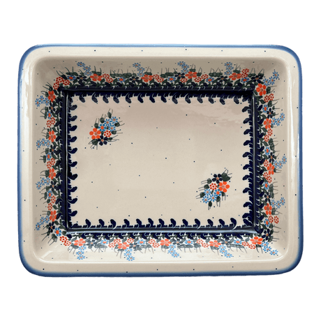 Rectangular Baking Dish, 10.25" x 12.5" in "Fall Wildflowers" by Andy | NDA264-23