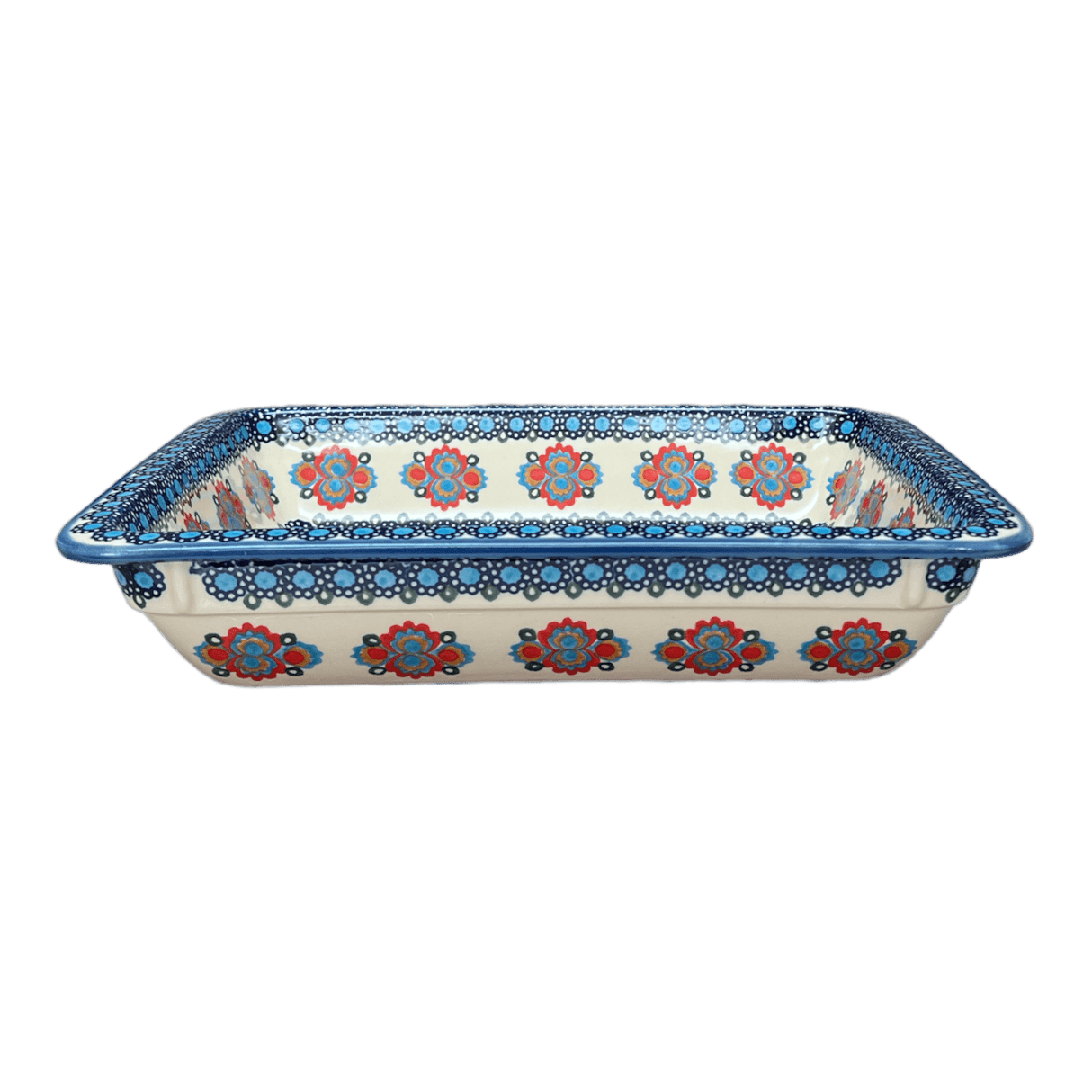 Rectangular Baking Dish, 10.25" x 12.5" in "Polish Bouquet" by Andy | NDA264-82