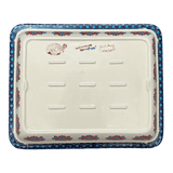 Rectangular Baking Dish, 10.25" x 12.5" in "Polish Bouquet" by Andy | NDA264-82